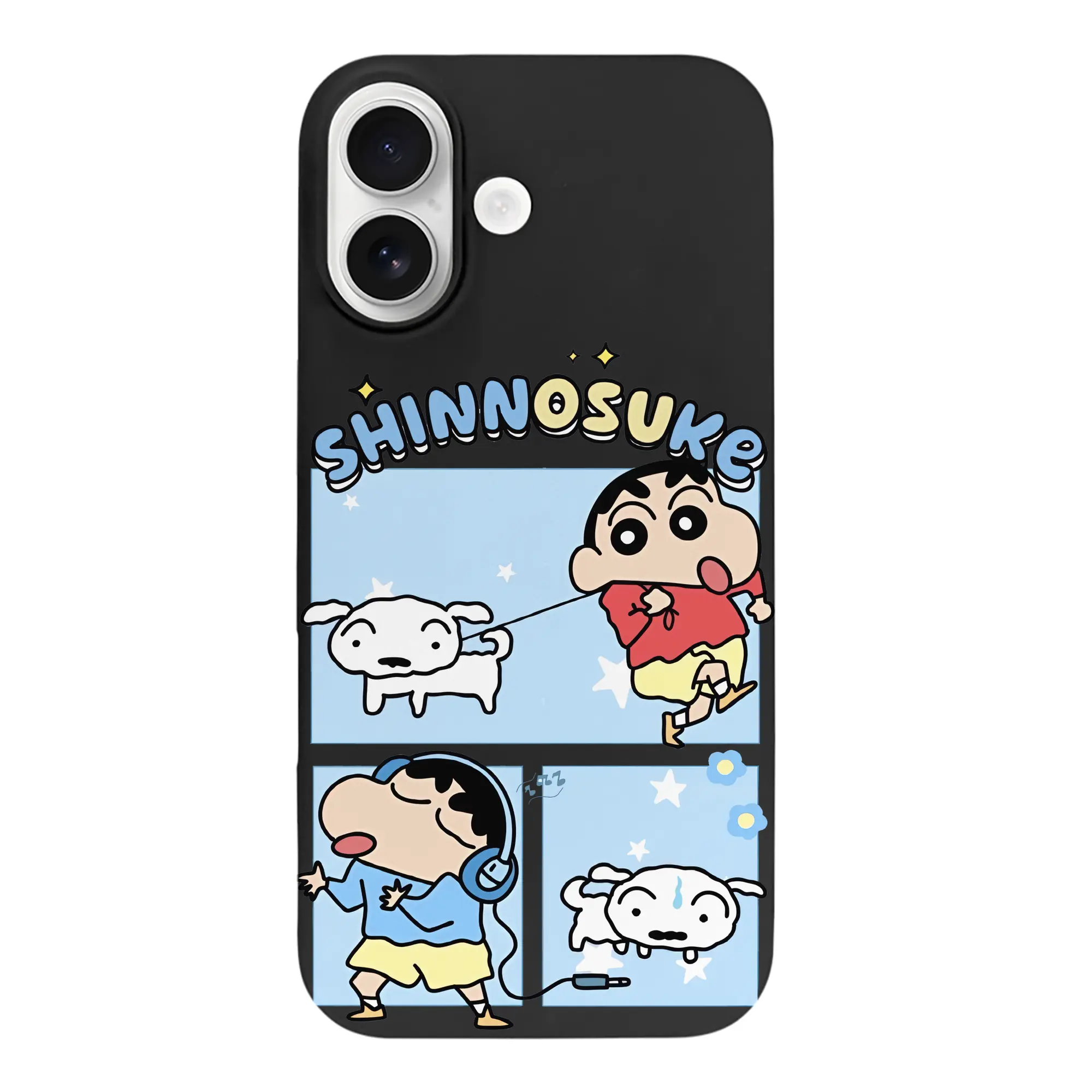 クレヨンしんちゃん グッズ 野原 しんのすけ - iPhone 17 シリーズ シリコンケース 薄型 耐衝撃 指紋防止 ソフトタッチカバー 精密フィット 傷防止 保護ケース iPhone 17/17 Air/17 Pro/17 Pro Max 対応